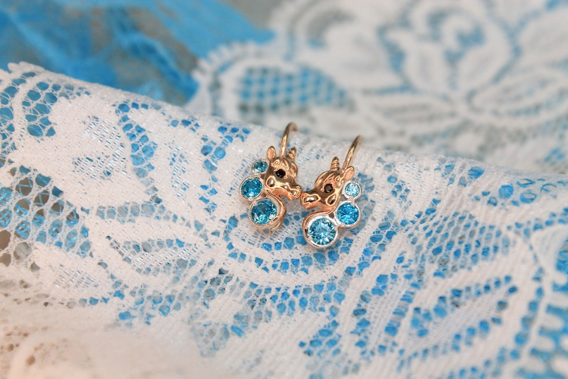 Серьги детские